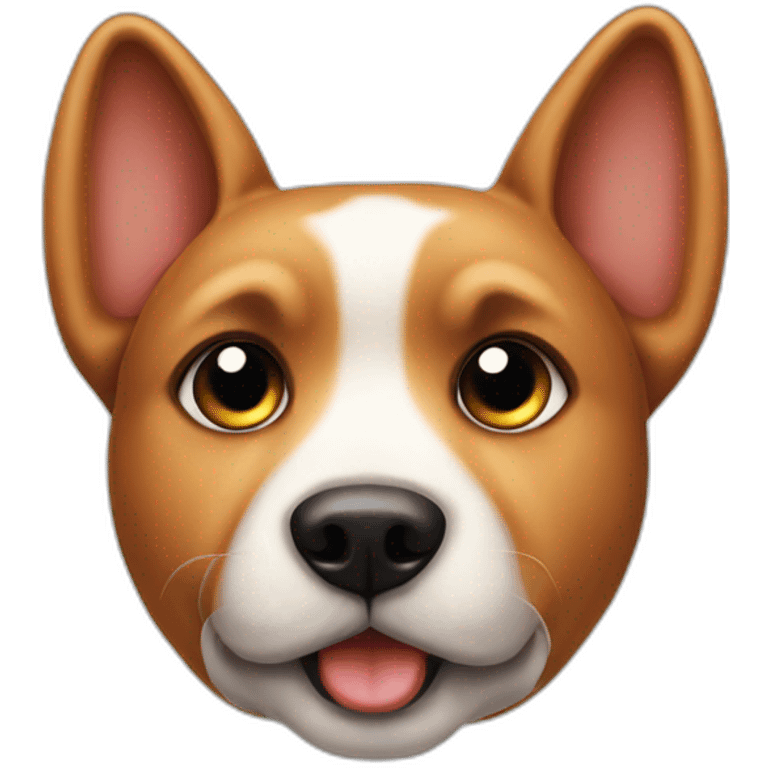 Dog ear isolated emoji