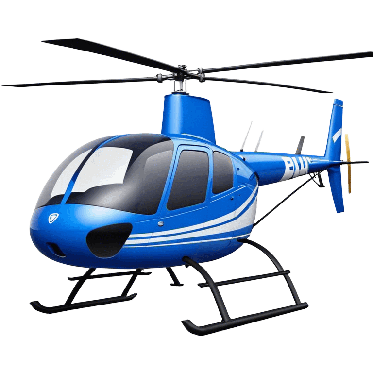 Robinson R44 - Robinson Helicopter Company (Model Year: 2021) (Iconic colour: Blue) emoji