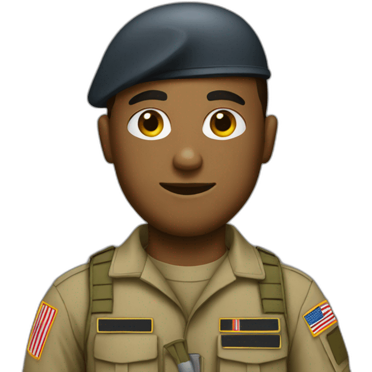 american soldier emoji