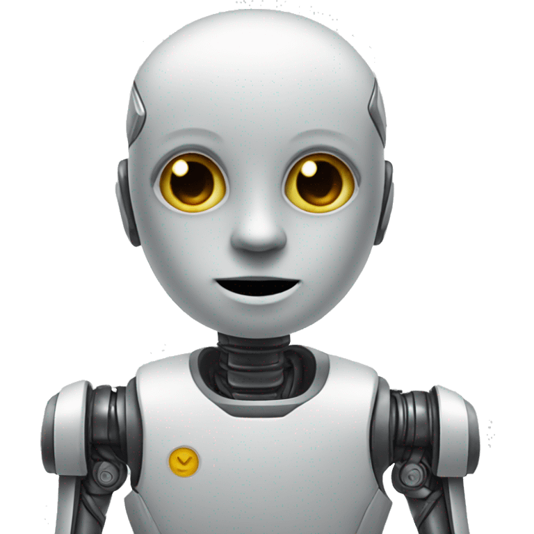 a humanistic robot emoji