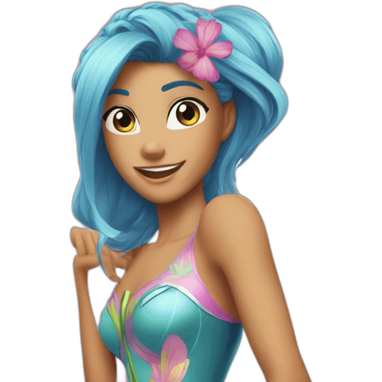 Bloom from the winx emoji