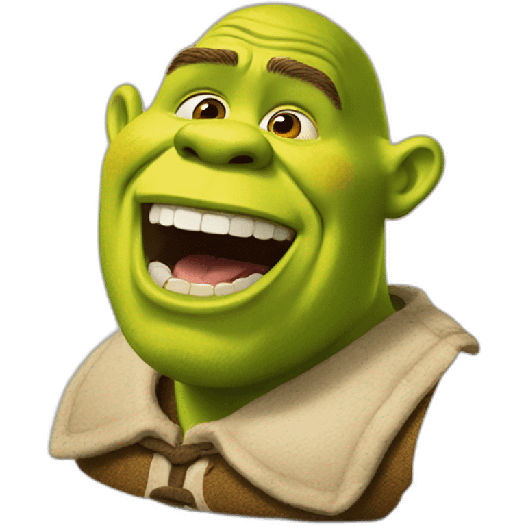 shrek eating mcdonald emoji