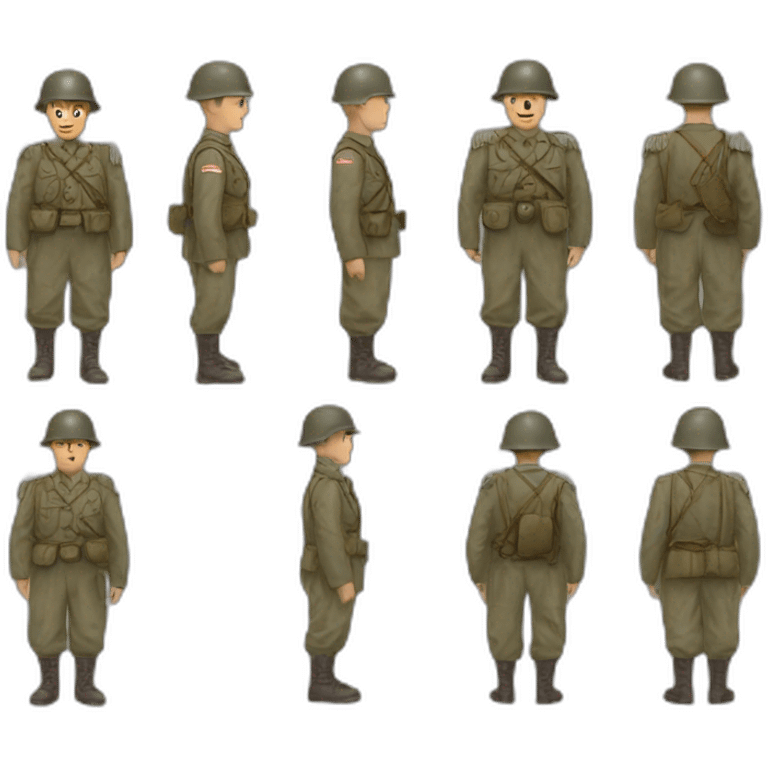 German Soldiers WW2 Arien emoji