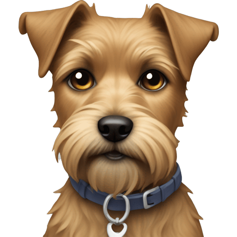 Boarder terrier dog emoji