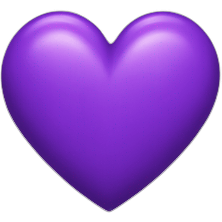 Purple heart veiny emoji