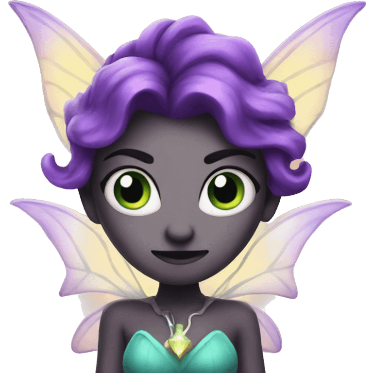 Magic evil fairy emoji