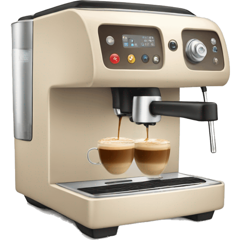 Coffee machine in beige  emoji