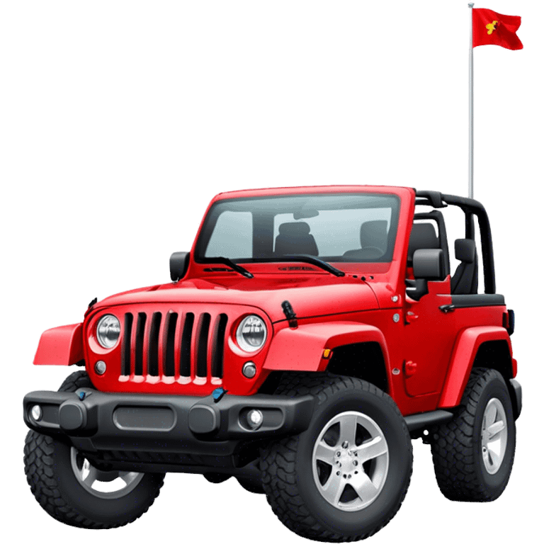 Jeep Wrangler - Jeep (Model Year: 2022) (Iconic colour: Red) emoji