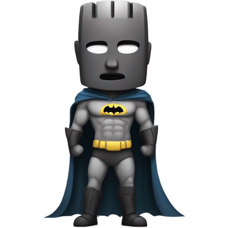 Moai As Batman emoji