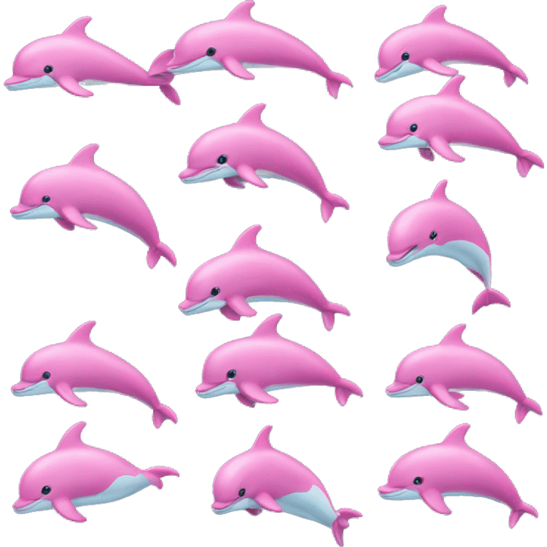 Pink dolphin  emoji