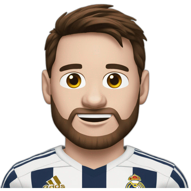 Messi Real Madrid emoji