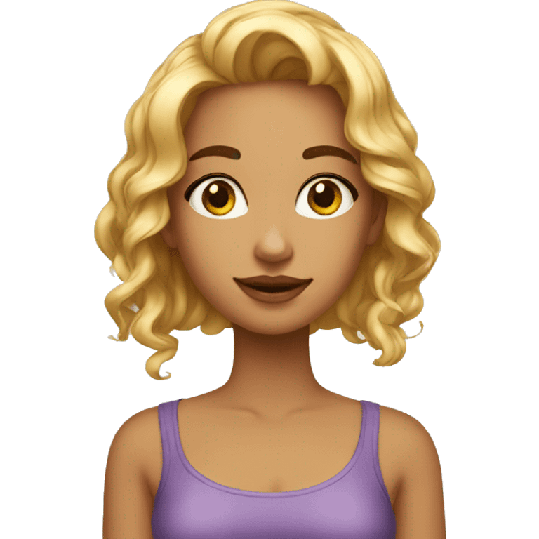 a beatifull girl emoji