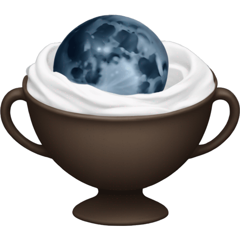 Moon cup for periods emoji