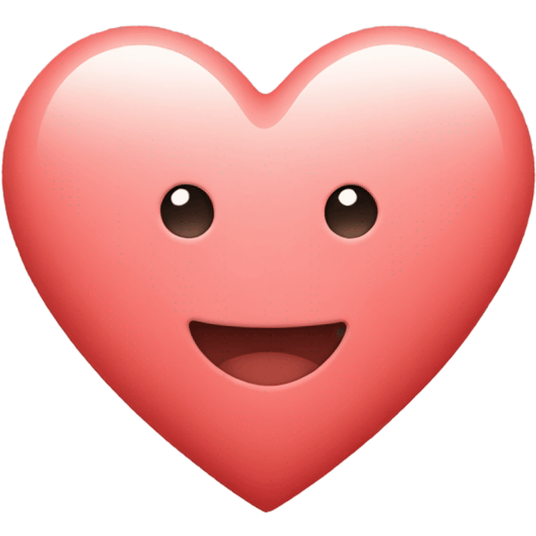 Pastel red heart  emoji