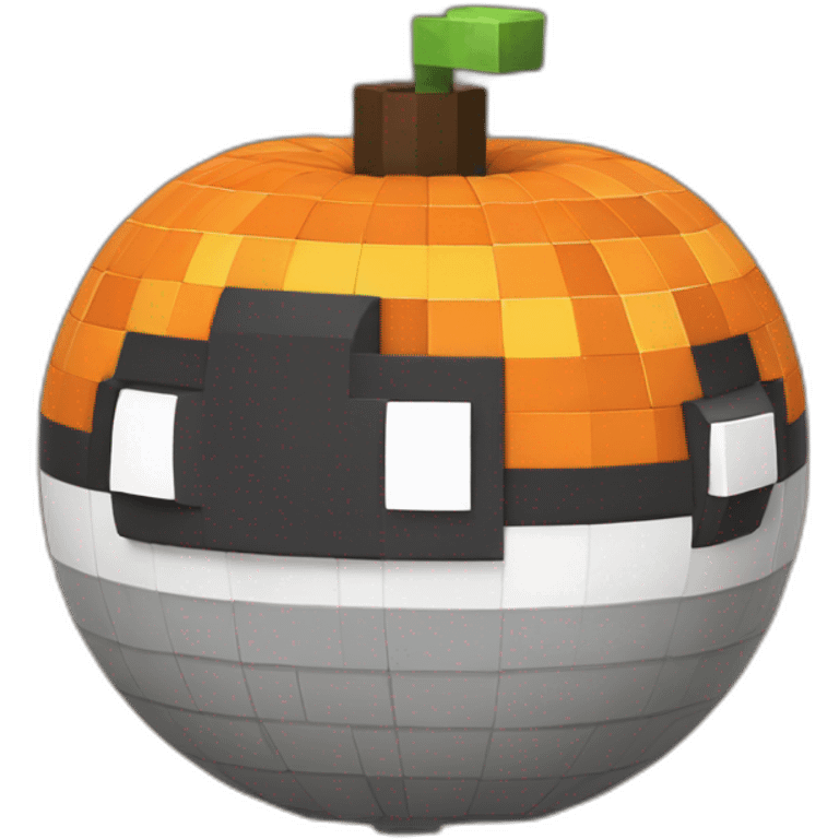 Pixel Build Pokemon House Minecraft Halloween Pokeball emoji