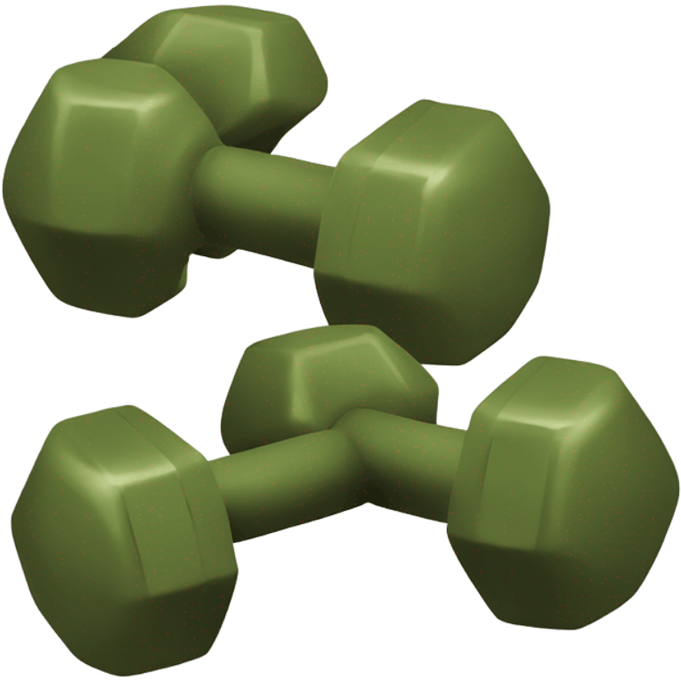 olive dumbbells emoji