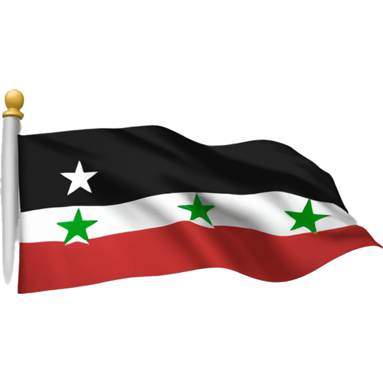 Free syria flag emoji