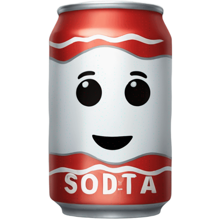 Soda can with hands emoji