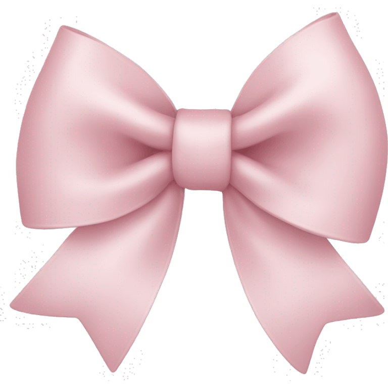 Light pink bow emoji