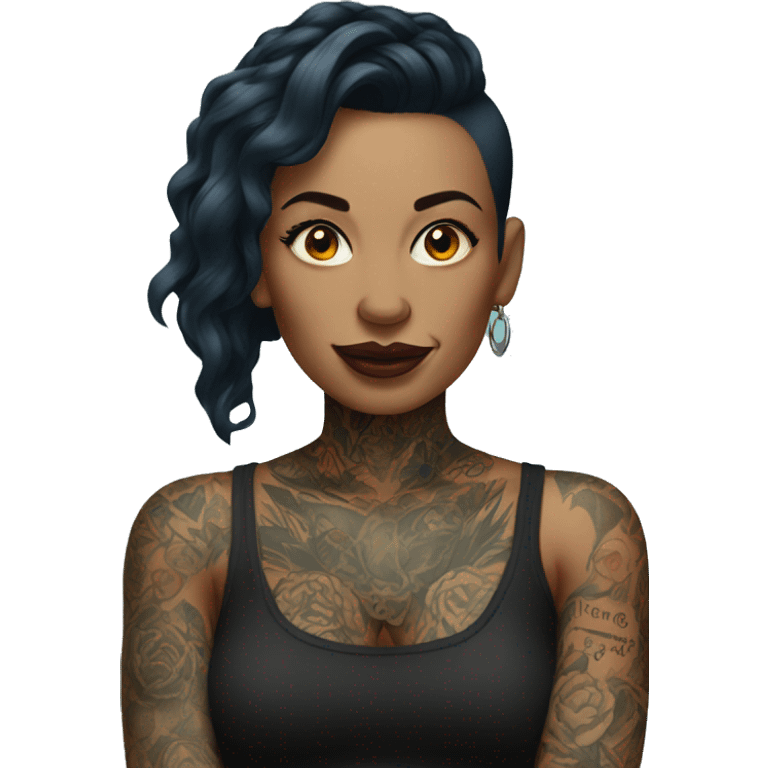 tattooed-woman emoji