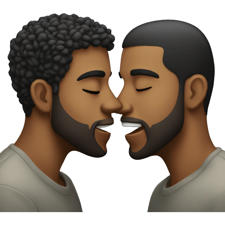 Two drakes kissing  emoji