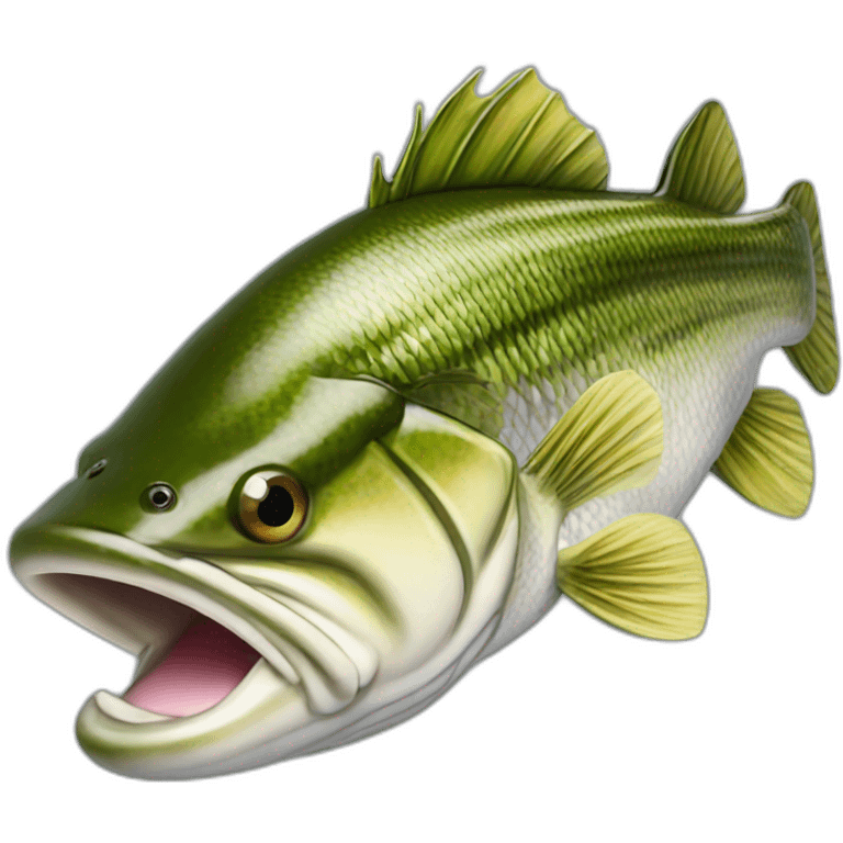 largemouth bass fish more realistic emoji