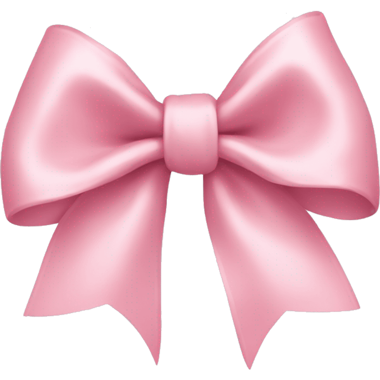 Light pink bow emoji