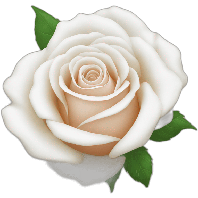 Rose blanche emoji