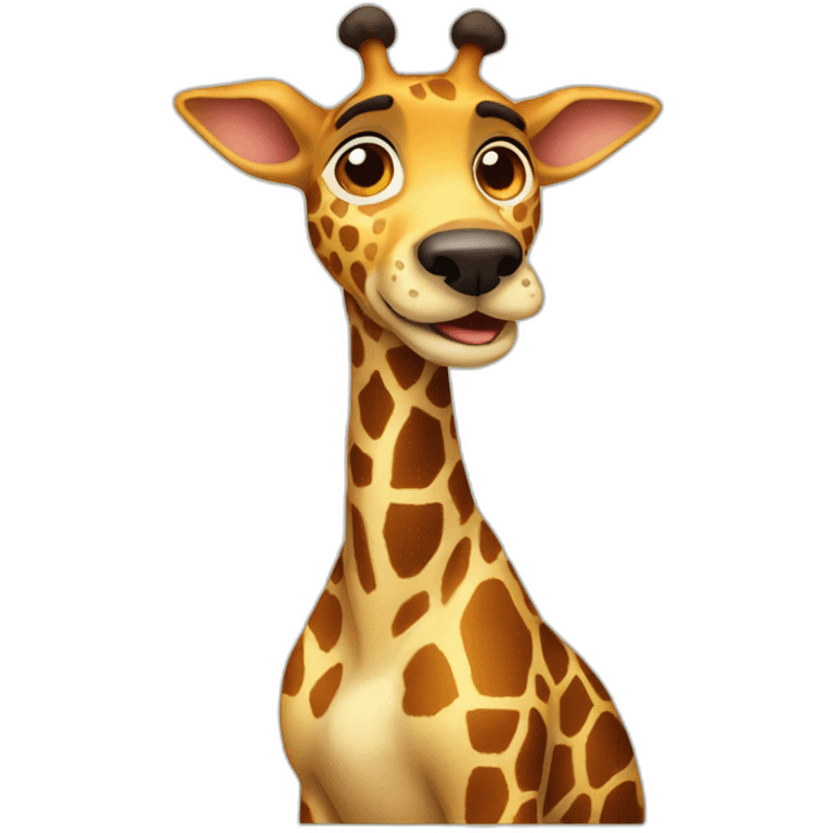 Doggiraffe perfection   emoji