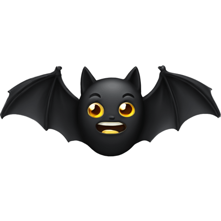 black bat emoji