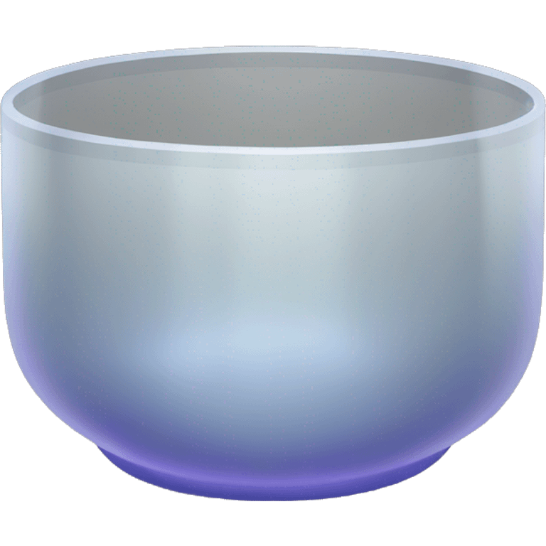 Cylindrical Crystal singing bowl emoji