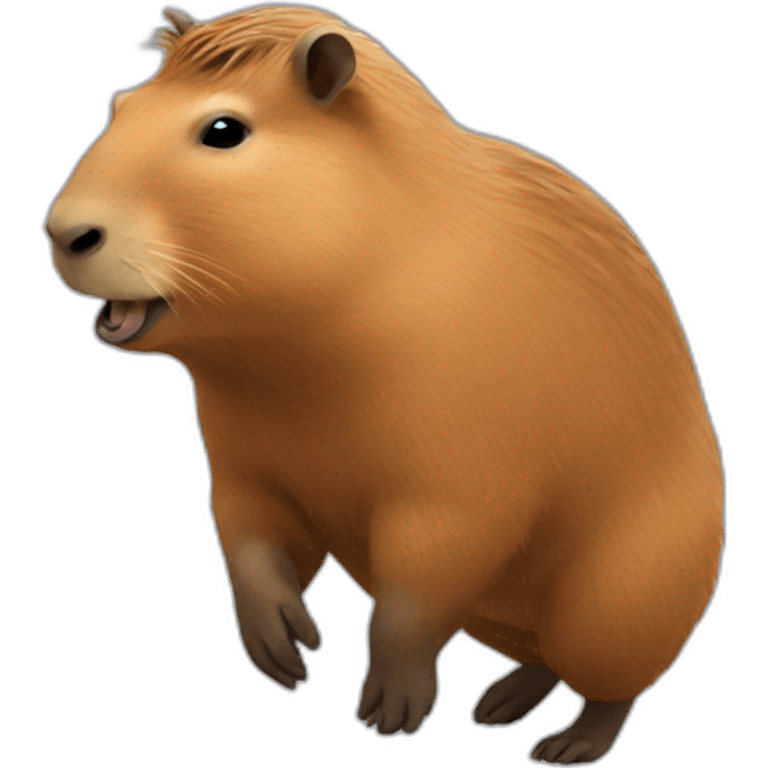 Dancing capybara emoji