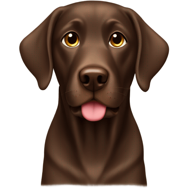 Dog school chocolate lab training  emoji