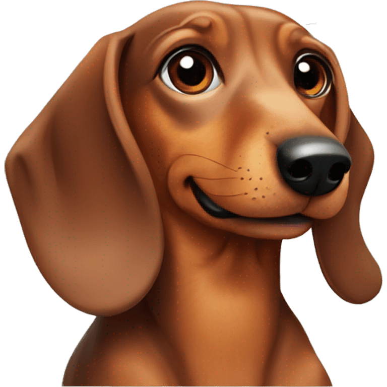 dachshund dog emoji