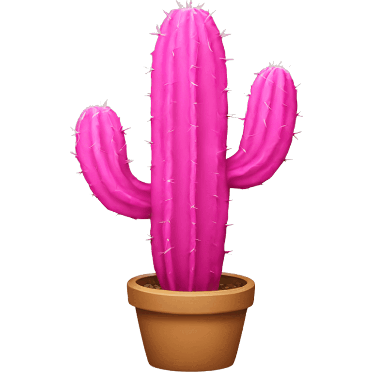 pink cactus  emoji