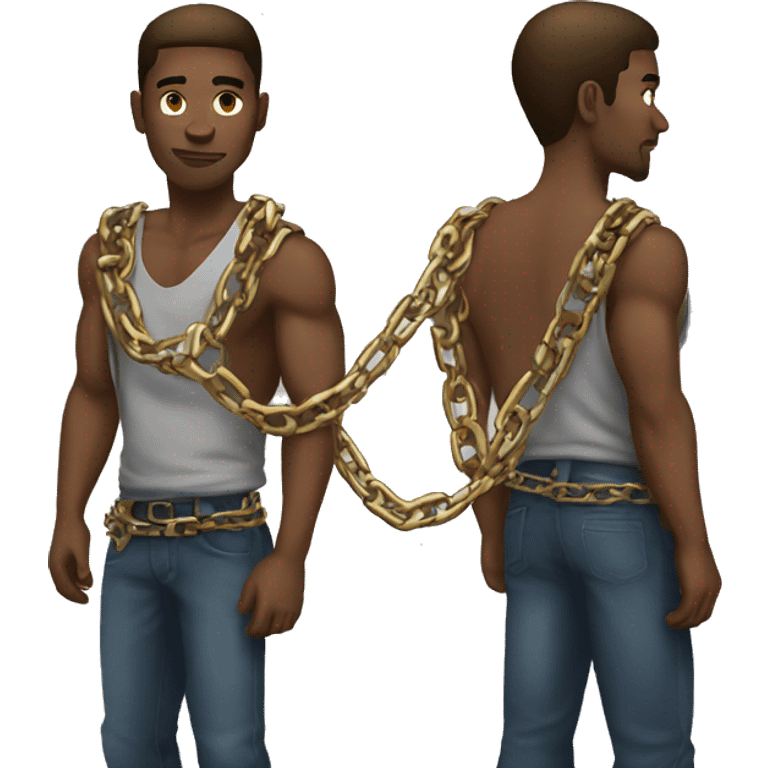 Cool guy with Chains emoji