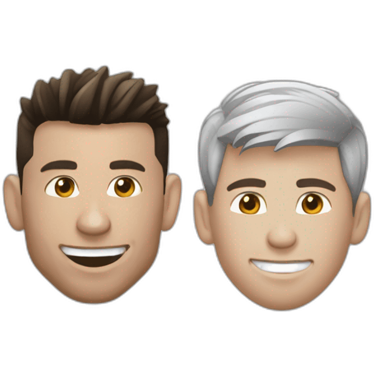 Ronaldo et messi emoji