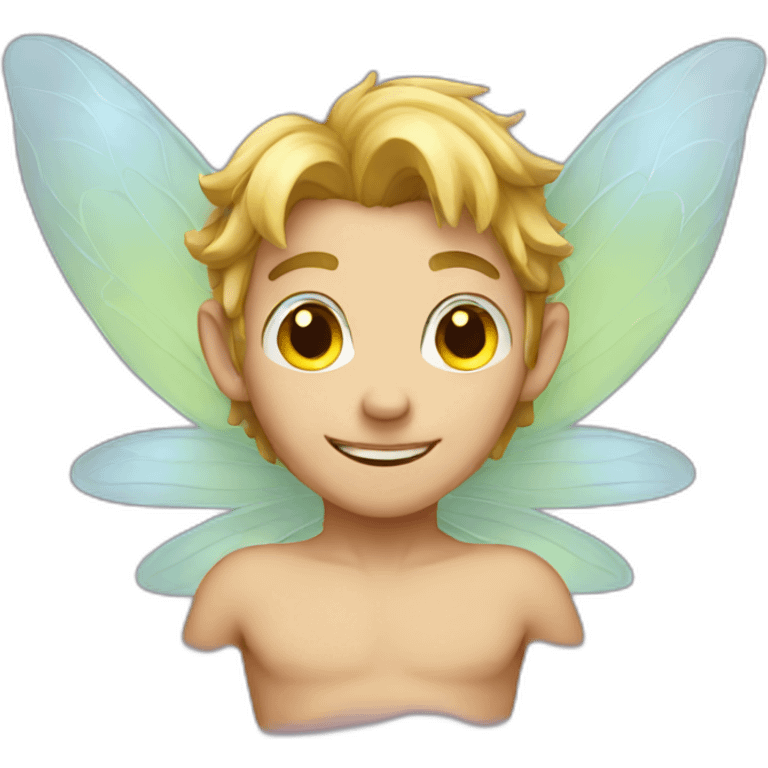 Male fairy emoji