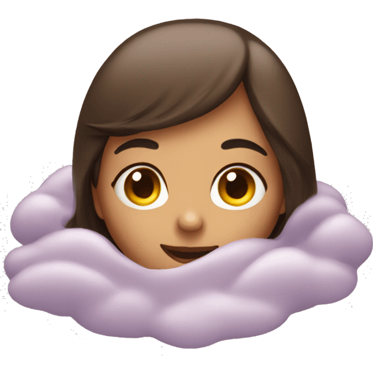 girl floating emoji