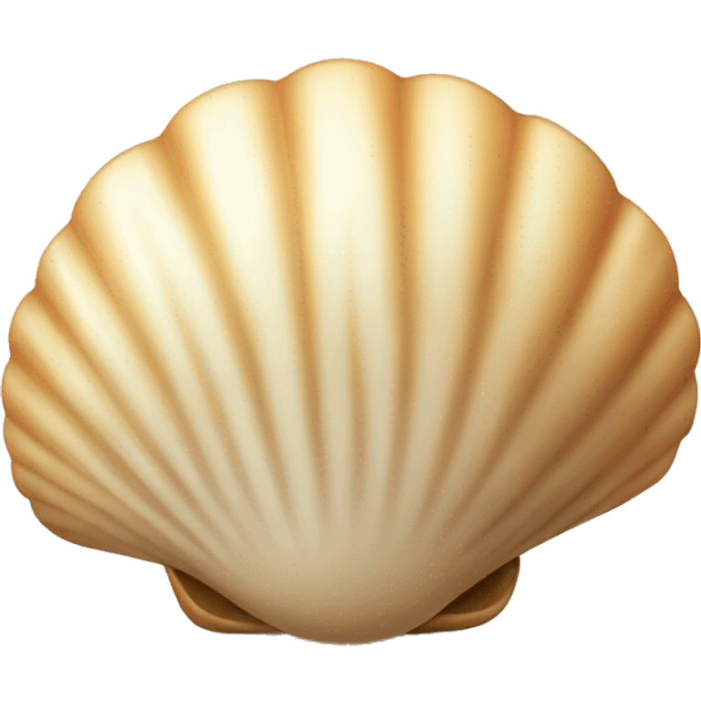 beige shell emoji