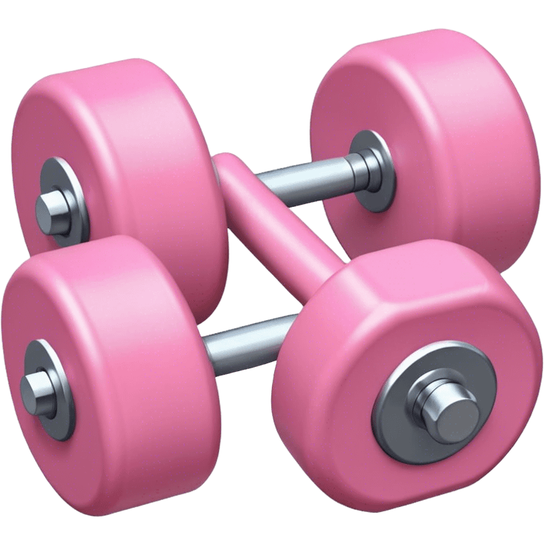 pale pink dumbell emoji