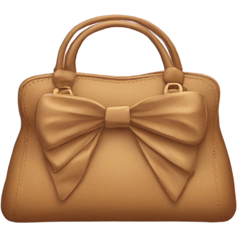 Purse with small bows on it emoji