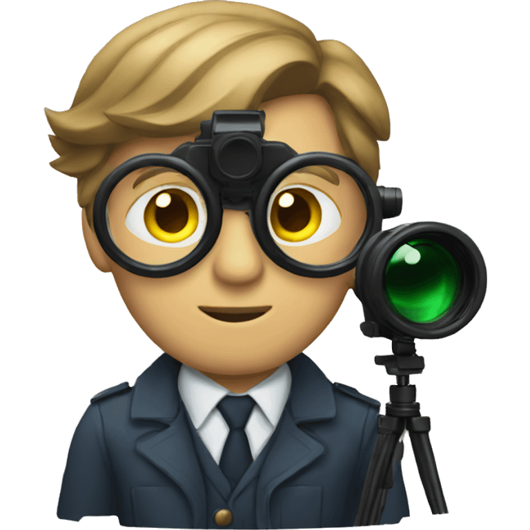 detective using his scope emoji