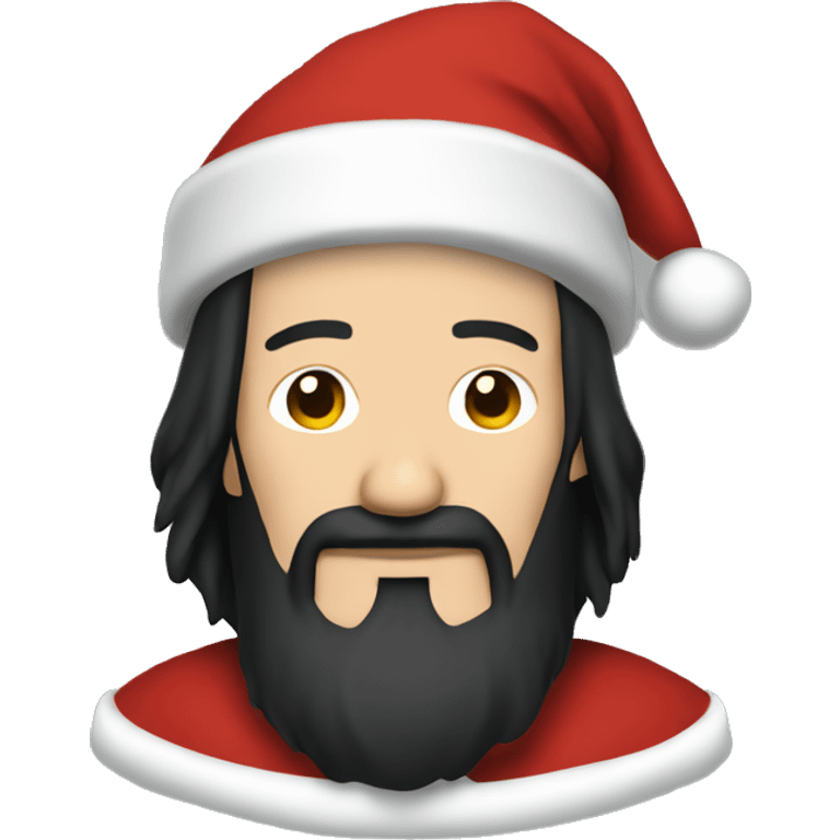 keanu reeves as santa claus emoji