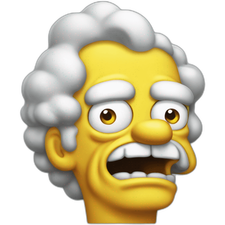 grandpa simpson yelling at cloud emoji