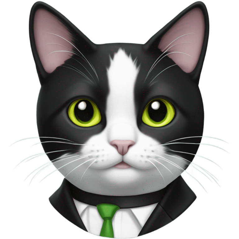 tuxedo cat emoji