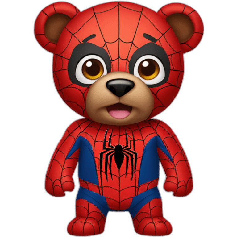 A spider man bear emoji