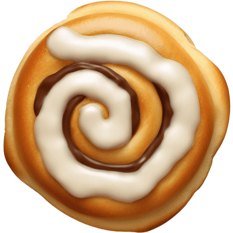 Icing cinnamon bun  emoji