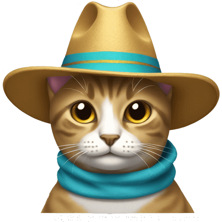 Gato con sombrero  emoji