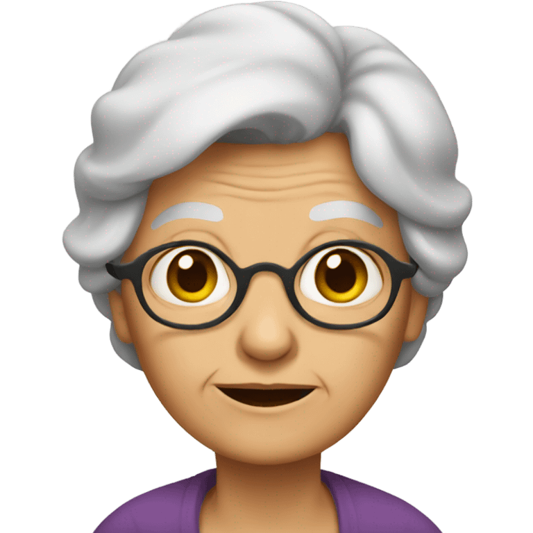 Old woman emoji